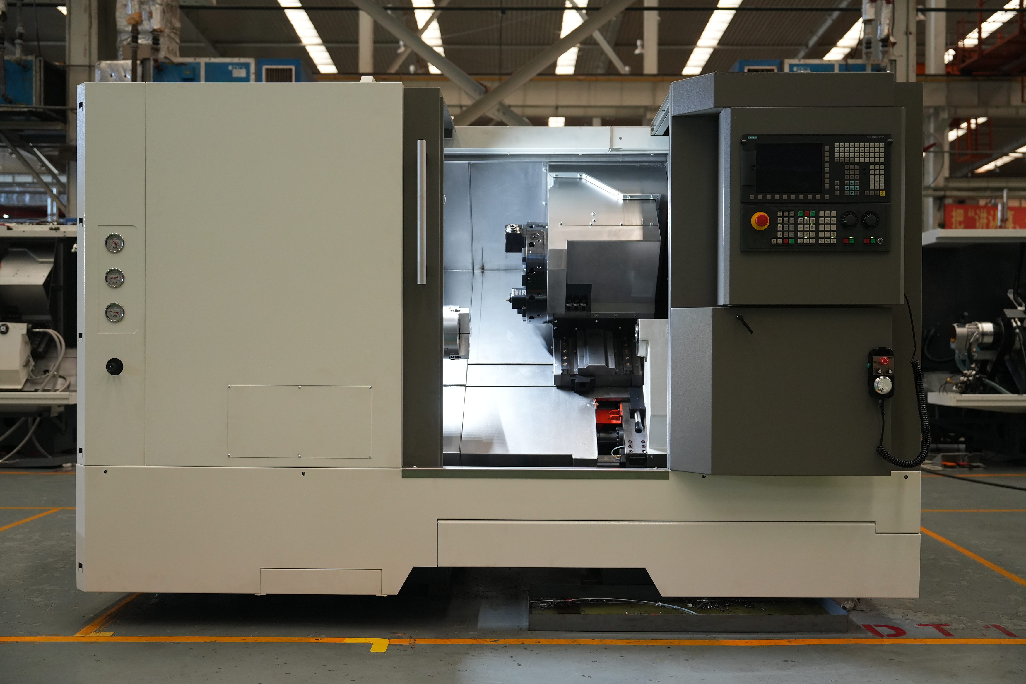 DT-40H مخرطة ذات سرير مائل CNC مركز تورنو 