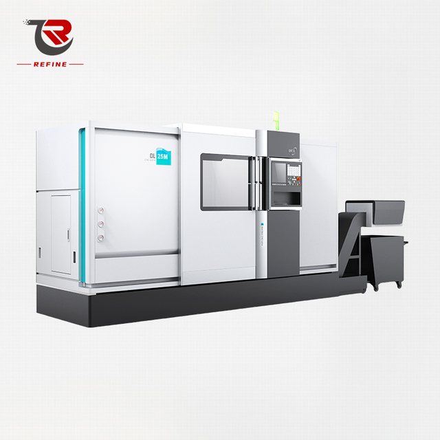 مخرطة CNC ذات السرير المائل عالية الجودة ذات محورين DL-25M 