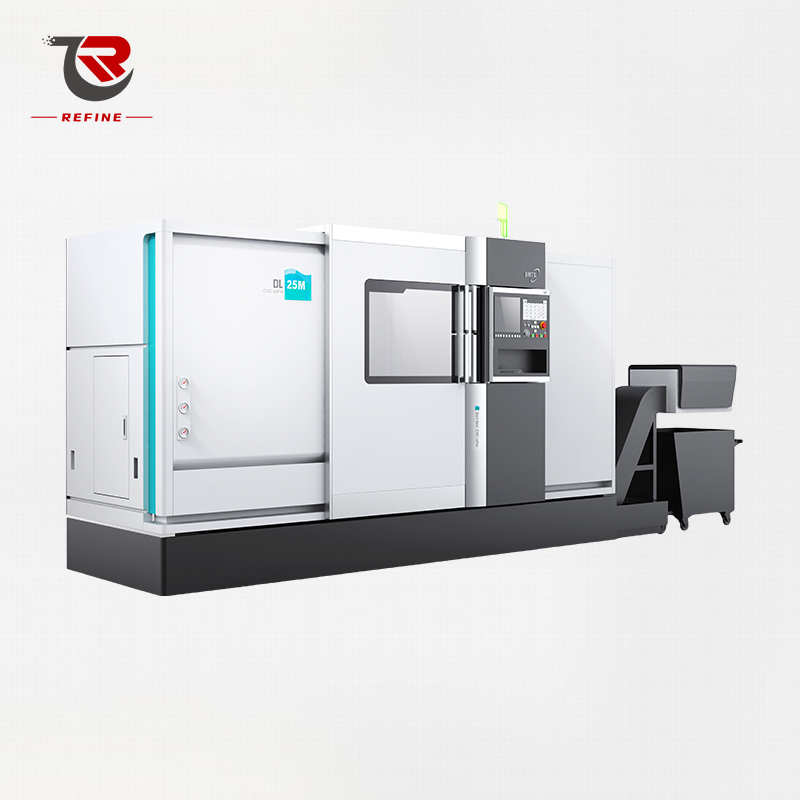 مخرطة CNC ذات السرير المائل عالية الجودة ذات محورين DL-25M 